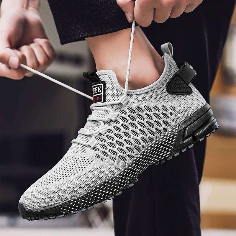 MAEDEF 2024 Men Summer Casual Comfortable Breathable Sport Fashion Lace Up Outdoor Mesh Running Shoes Athletic Walking Shoe
