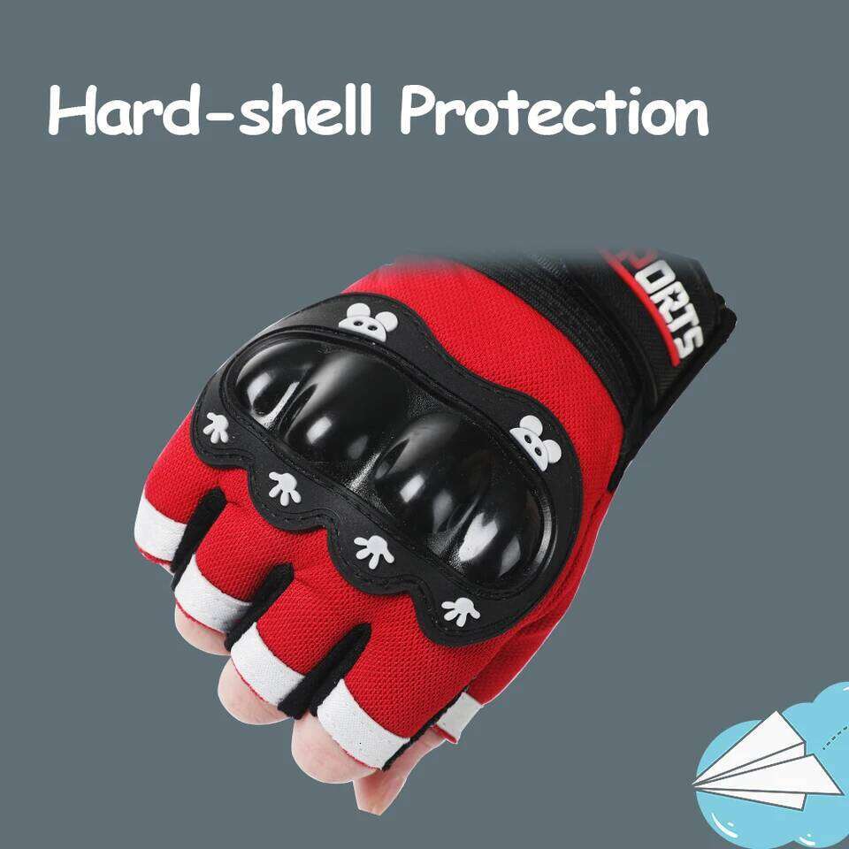Children's Sports Cycling Hard-Shell Safety Boy Girl Non-slip Scooter Fall Protection Balance Bike Kids Gloves Ages 5-12 26H0224