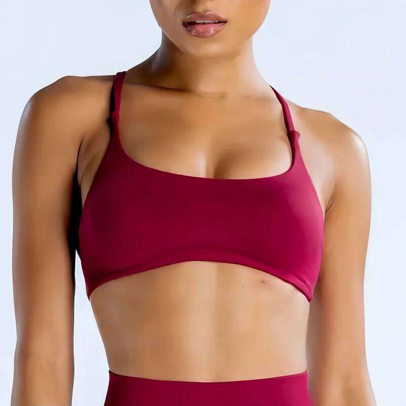 HISTELLO Twist Women Seamless Yoga Bra Removable Support Pads Fitness less Underwear Running Gym Underclothes 26Y0224