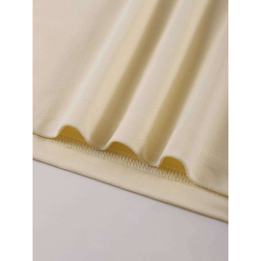 Solid Color Autumn Womens T-Shirt Soft Comfortable Polo Shirt All-Match Lapel Streetwear Unisex Hip Hop Woman Long Sleeve 26W0224