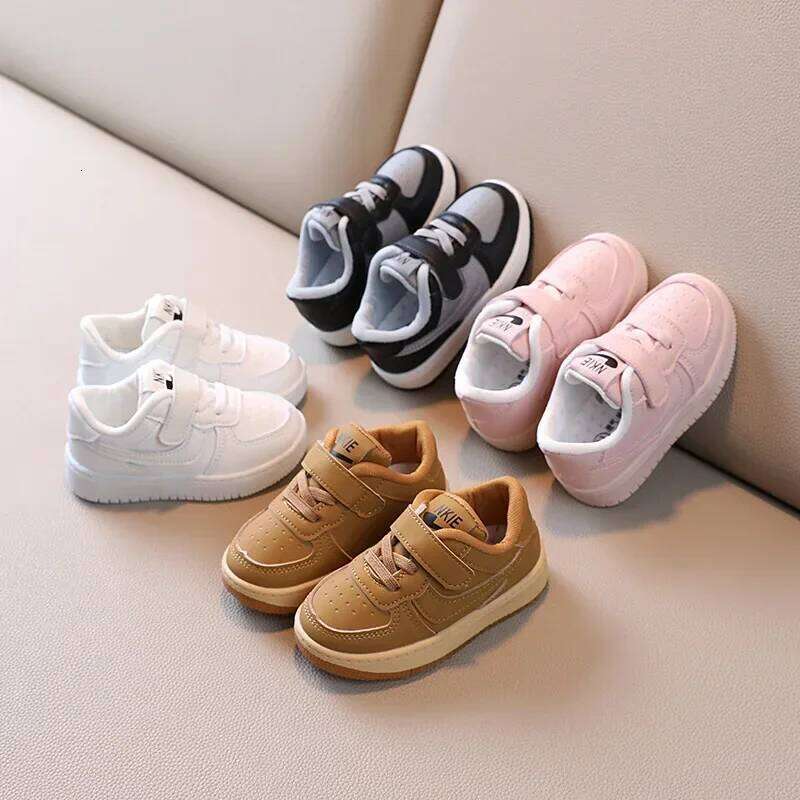 Children's Sneakers For Running Autumn Winter Outdoor Sneaker Anti-Slip Children Soft Bottom Girl Boy Sport Shoes 26W0224
