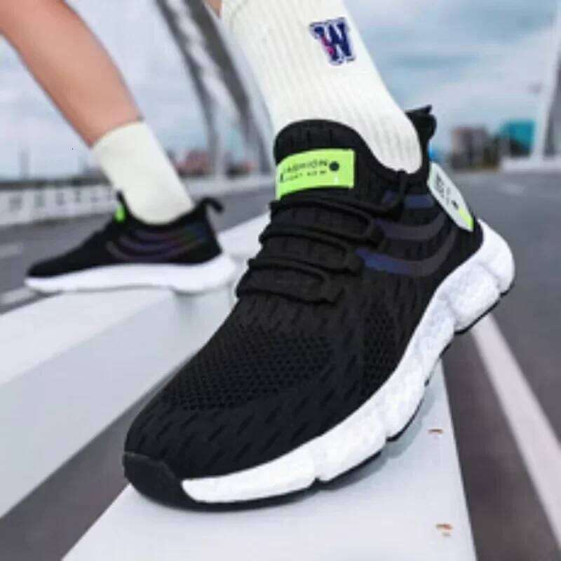 Sports Shoes for Men Anti Slip Breathable Platform Running Training Shoe Fashion Outdoor Lightweight Comfort Walking Sneakers