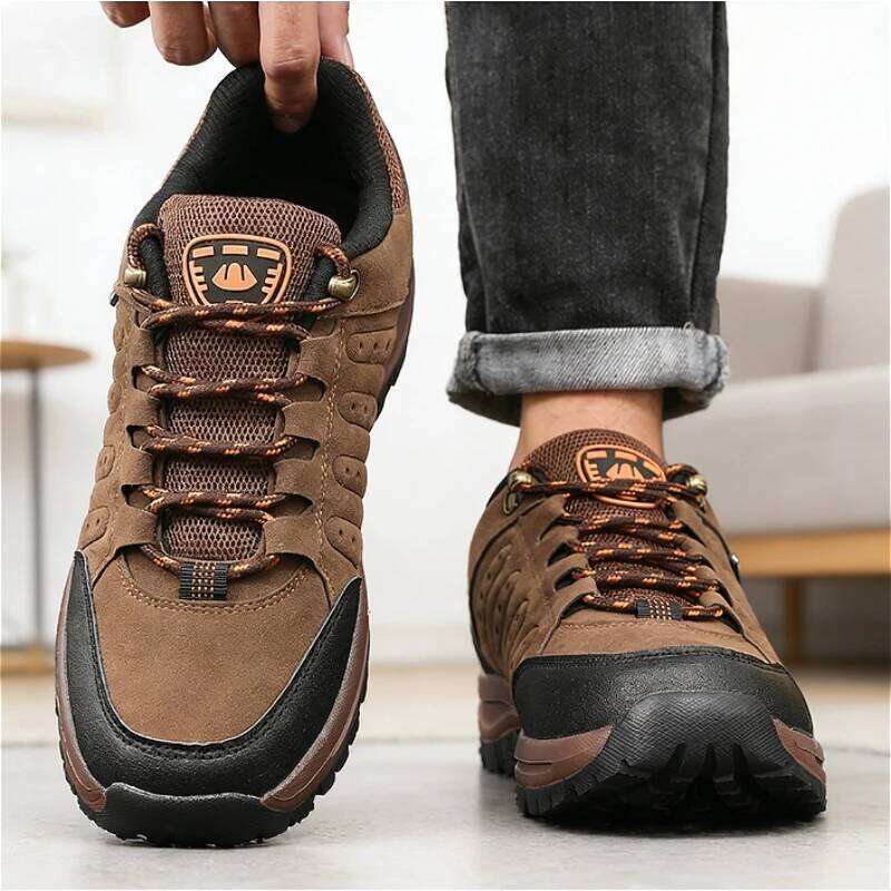 Men Casual Hiking Classic Waterproof High Quality Women Climbing Shoes Outdoor Sneakers Trekking Sports Footwear