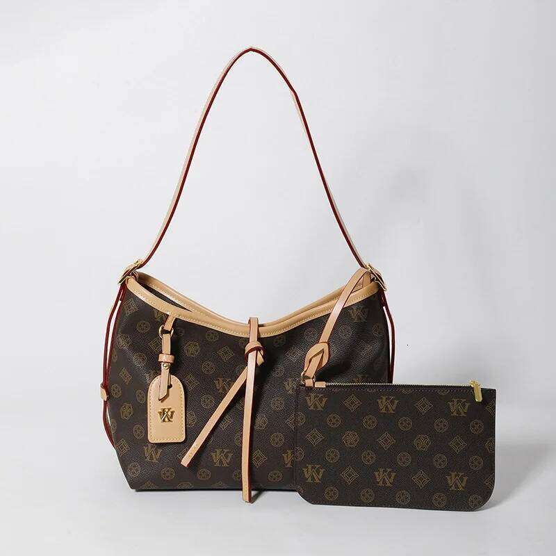 Inspired Retro Crossbody Bag Vintage Square Satchel Textured Leather Large Capacity Shopper With Logo Z260224