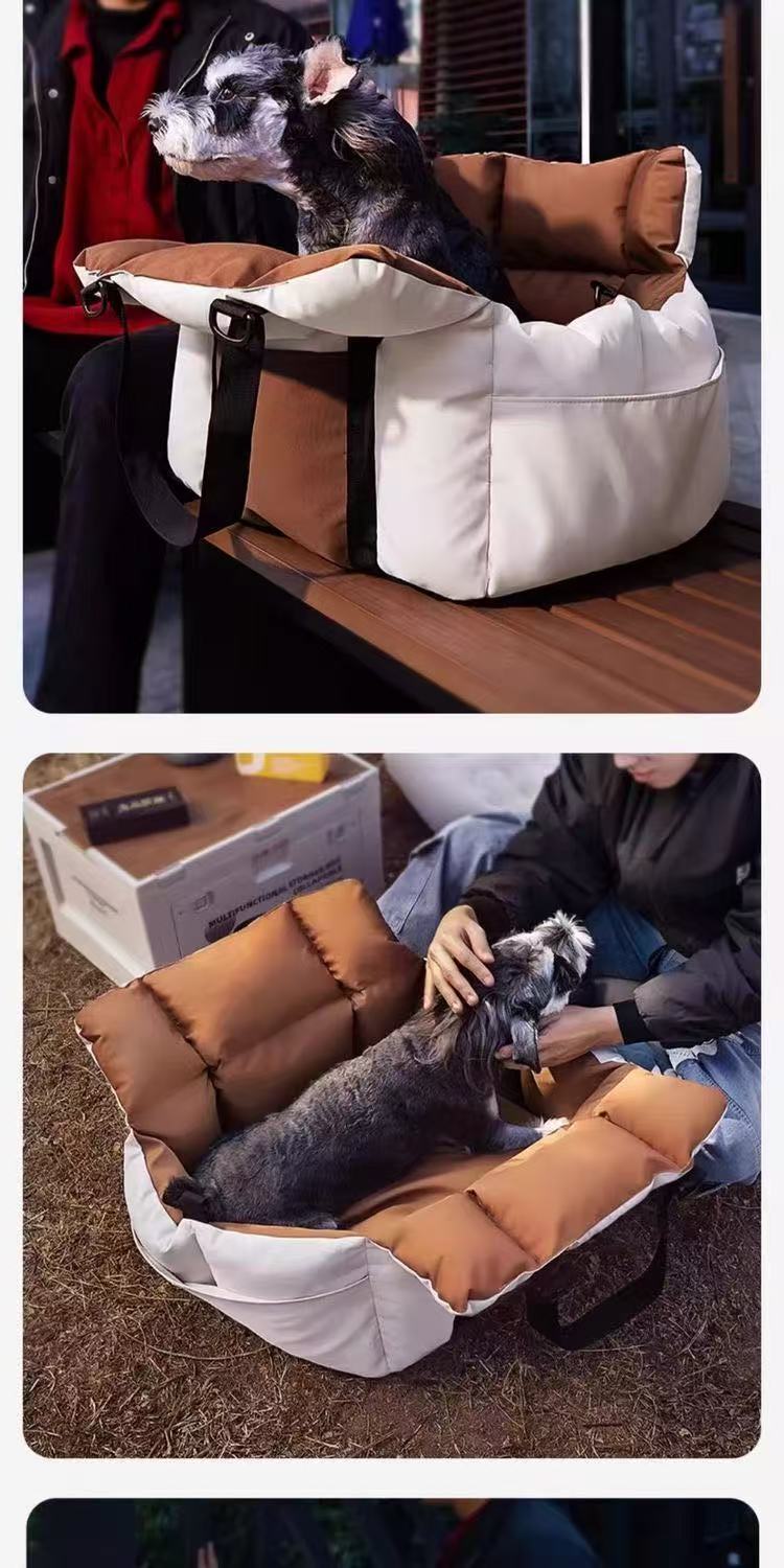 Pet outdoor car kennel car out bag dog safety seat car cushion car seat artifact - view 7