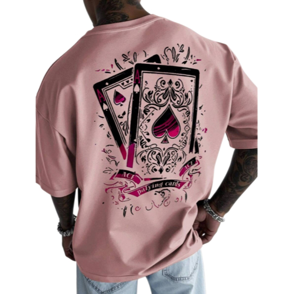 2026 Summer New Style Men's T-shirt Street Casual Fashion Comfortable Soft Breathable Lightweight Pattern Printing