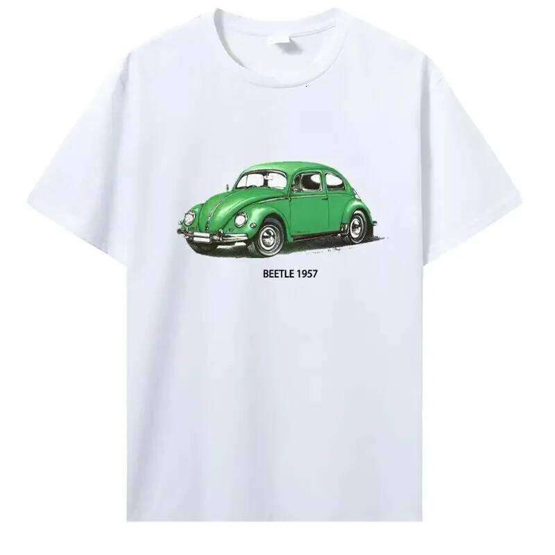 Tops T Shirt Classic Car Pattern TShirt For Men Creative Graphic O-neck Custom Printed Cotton T-shirt 42819 H260224