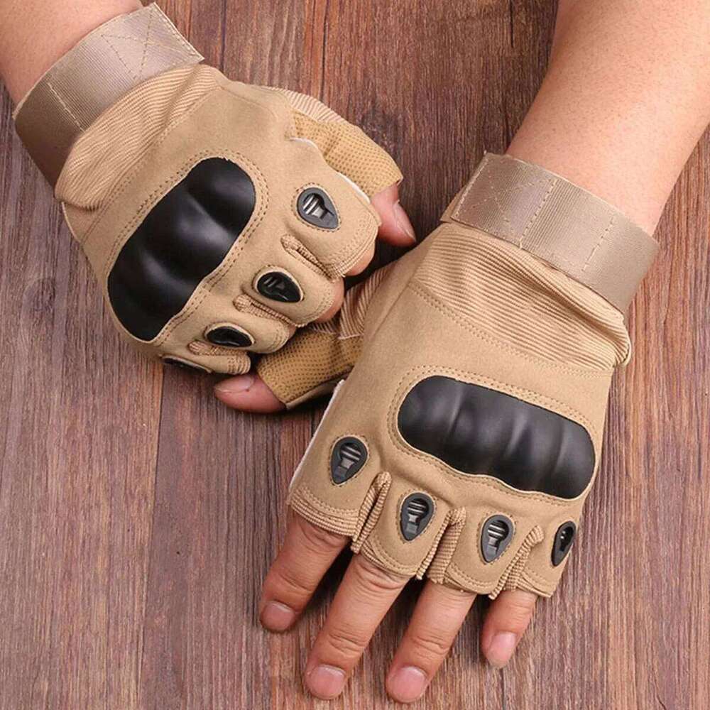 1 pair Half-finger Outdoor military Sports shooting Hunting air gun Motorcycle bicycle gloves 26H0224