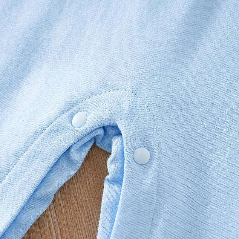 Spring Autumn 0-18m Newborn Clothing Casual Polo Shirt Cotton Comfortable Soft Boys And Girls Long Sleeved Baby Bodysuit 26Y0224