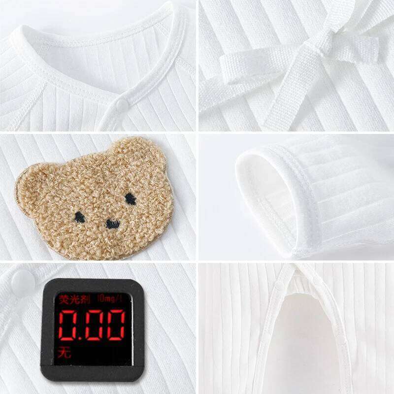 Bear Baby Romper Four Season Korean Newborn Boy Girl Long Sleeve Cotton Jumpsuit Kids Clothes Infant Outfits 26Y0224