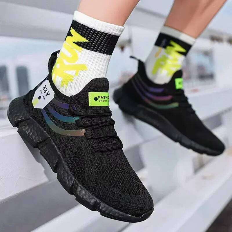 Sports Shoes for Men Anti Slip Breathable Platform Running Training Shoe Fashion Outdoor Lightweight Comfort Walking Sneakers