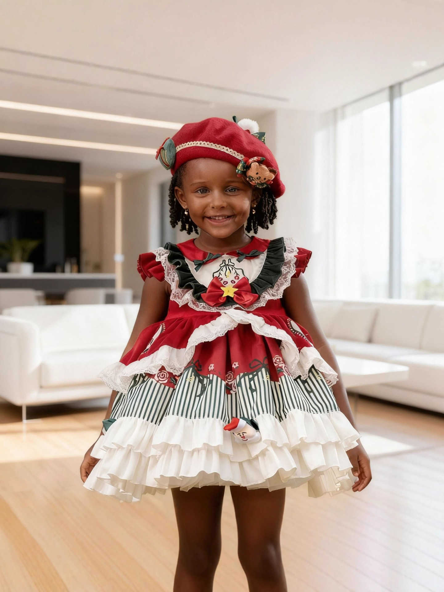 2025 New Style Children's Lolita Tutu Dress for Girls, Sleeveless Vest Dress W260224