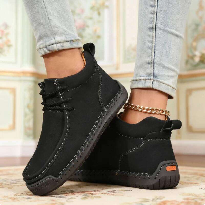 Women's Moccasins Comfortable Slip on Casual Flats Wear-resistant Lightweight Outdoor Loafers Womens Walking Shoes