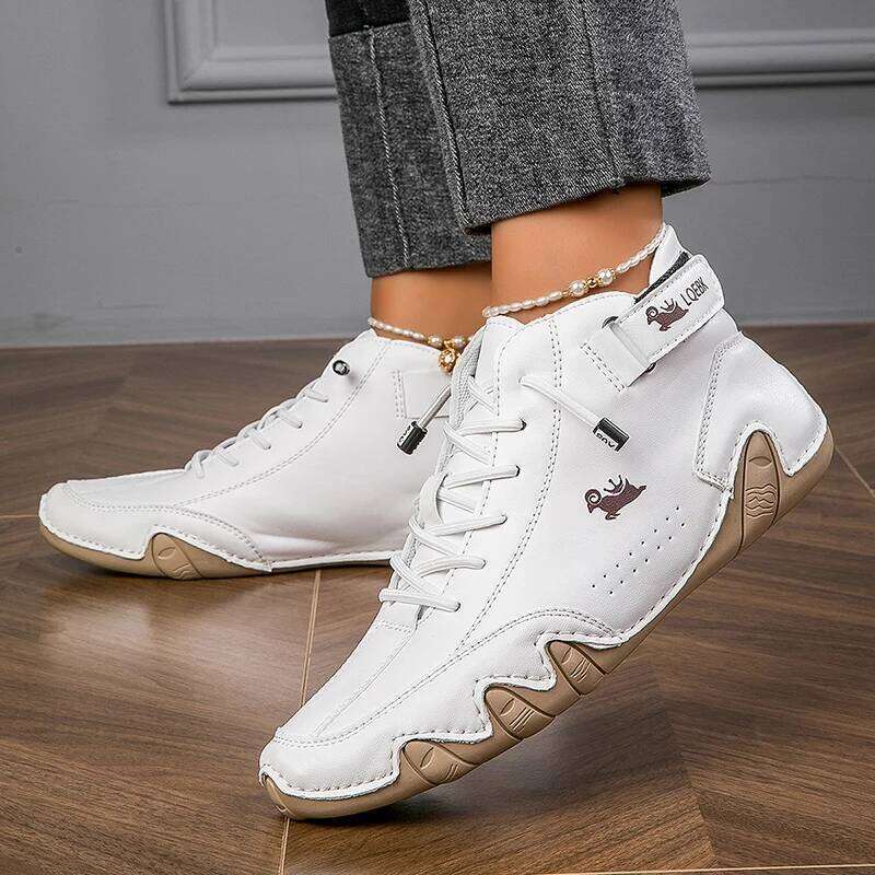 Men's Loafers High-quality Fashionable Design Leather Sports Shoes Comfortable Breathable Motorcycle Boots 2025 New Sneakers Men