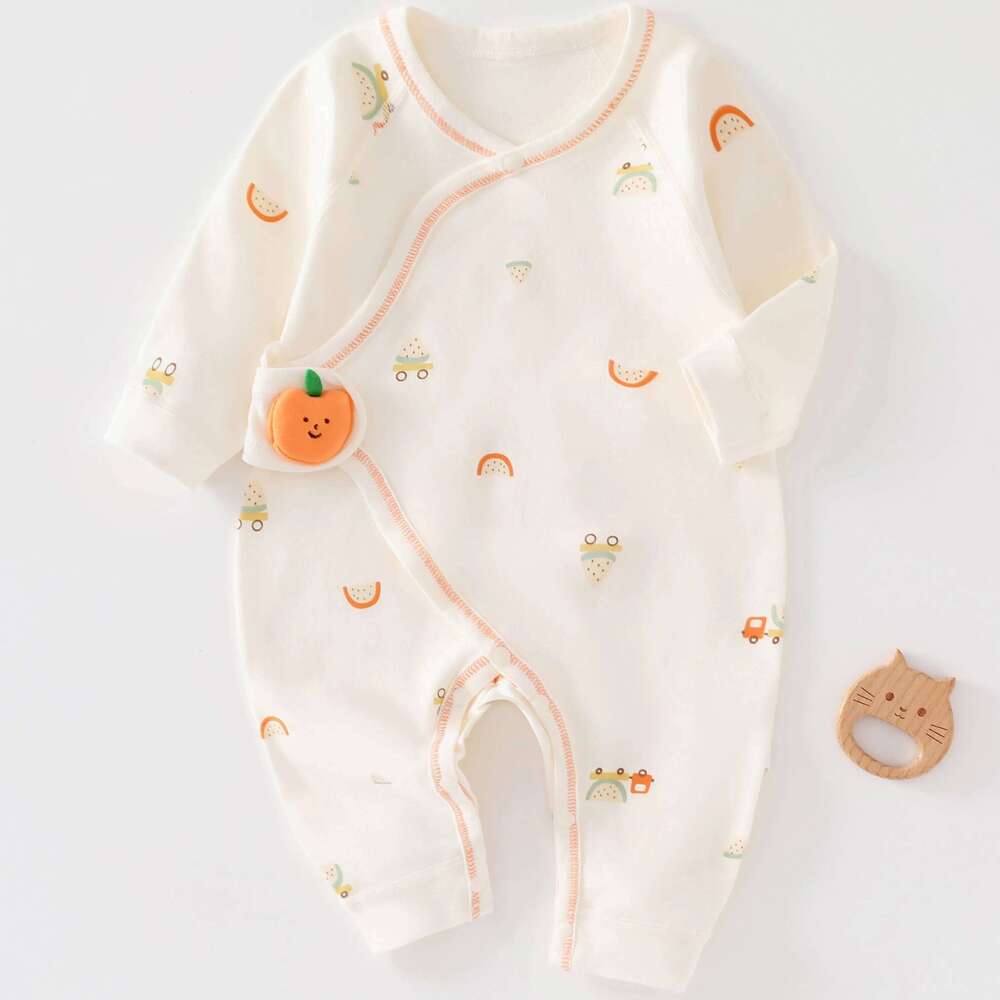 Soft Long Sleeve Baby Onesie Romper Pastel Colors All-Season Comfort Easy Diaper Change Ideal for Everyday And Special Occasions 26Y0224