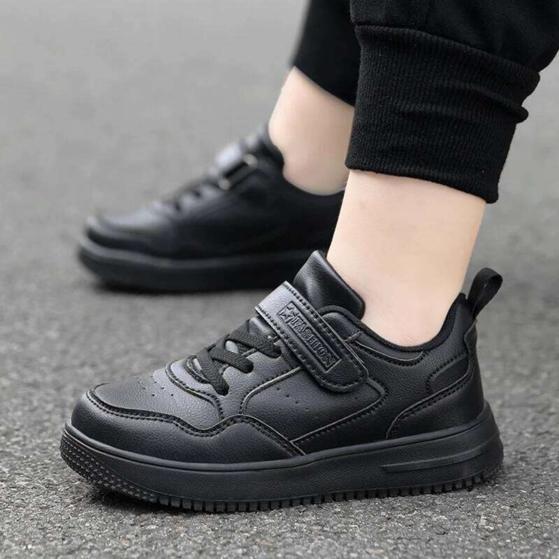 Children's Sneakers Kids Fashion White Sports Casual Shoes Boys Girls Non Slip Tennis Outdoor Comfortable Walking Footwear 26W0224