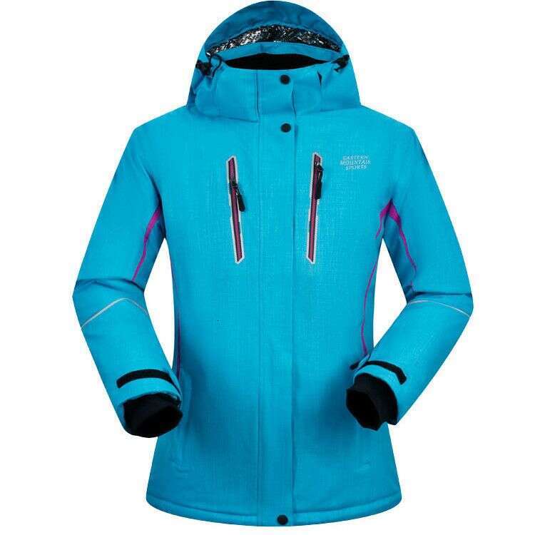 New Fashion Women's Ski Jacket Outdoor Use, Suitable For Both Snowboarding Skiing, Waterproof, Warm, With Removable Hood, And Durable WKERSIY
