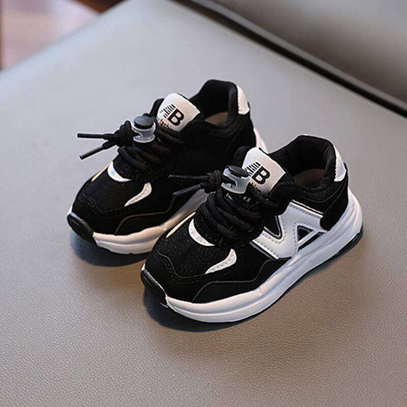 Kids for Boys Girls Soft Sneakers New 2024 Fashion Sports Running Children Flat Casual Baby Toddler Outdoor Shoes 26W0224