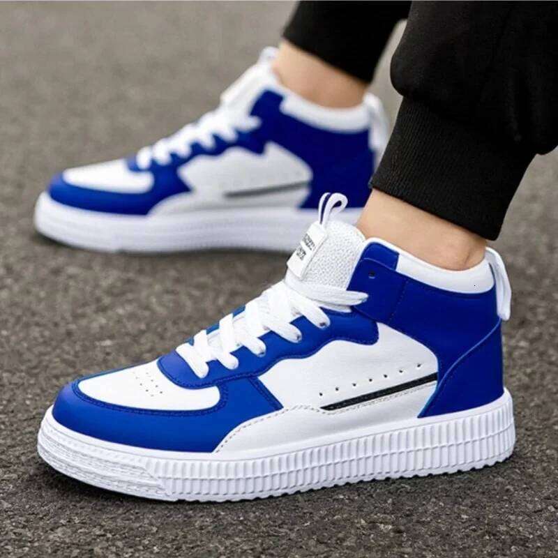 MAEDEF Mens Casual Women Sneakers PU Leather White Vulcanized Female Walking Sports Zapatillas Hombre Women's Shoes