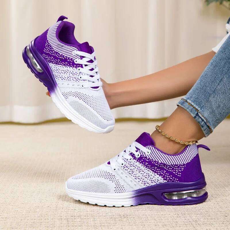 MAEDEF Women Athletic Running Sneakers Breathable Mesh Lightweight Non Slip Walking Sole Comfortable Sports Shoes