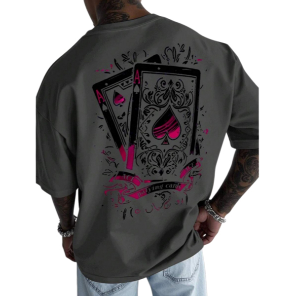 2026 Summer New Style Men's T-shirt Street Casual Fashion Comfortable Soft Breathable Lightweight Pattern Printing