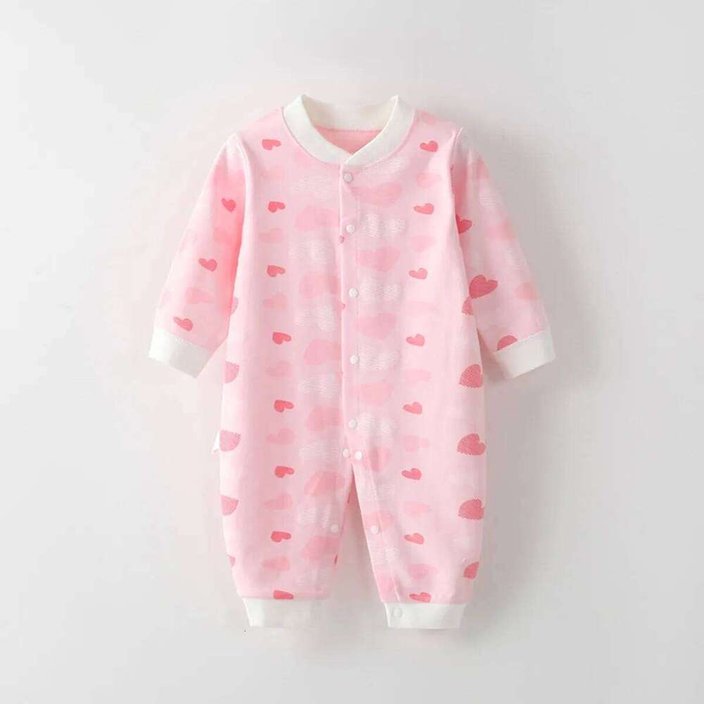 Baby Boy Girl Pure Cotton Cute Bodysuit Clothes 0-18 Month New Born Spring Autumn Casual Romper Infant Soft Onesie Clothing 26H0224