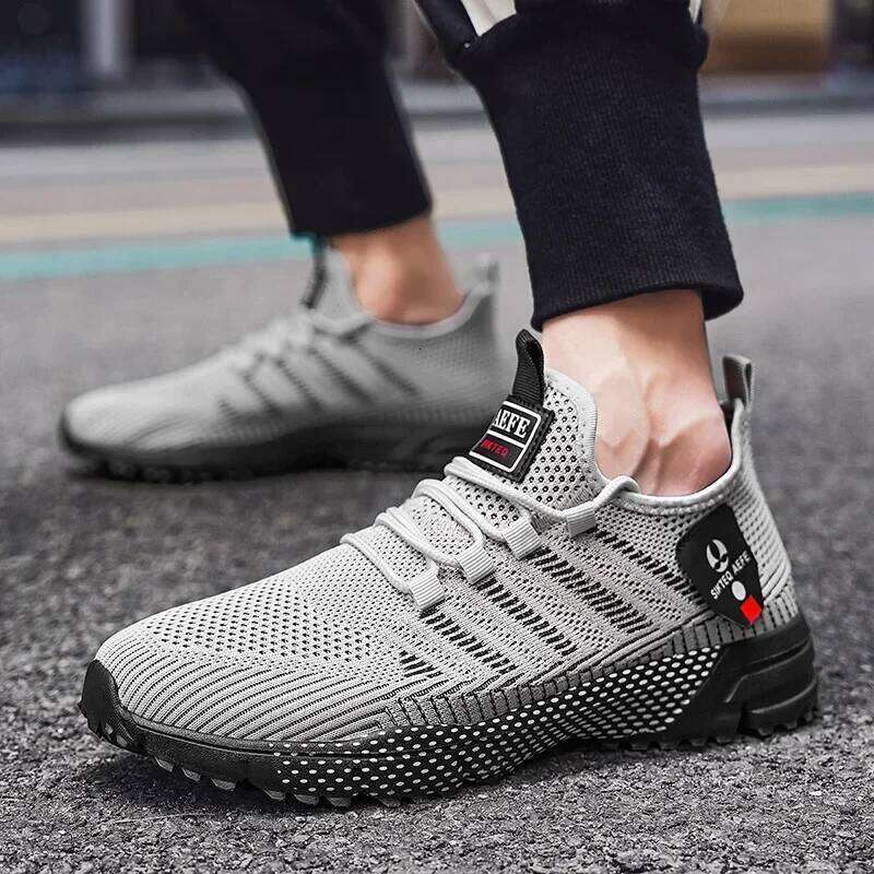 Men's Sneakers Running for Men Lightweight High Quality Mens Shoes Mesh Casual Sneaker Lace-Up Summer Sports Tennis Shoe