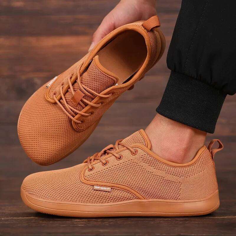 Men's Lightweight Casual Wide Toe Sneakers Non Slip Comfortable Boat Unisex Barefoot Minimalist Shoes