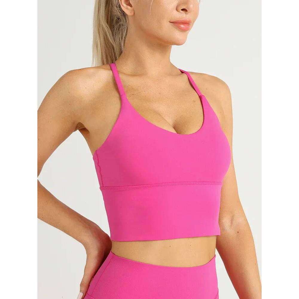 Fashion Women's Sexy Crisscross Sports Tank Top High Elasticity Breathable Running Outdoor Cycling Fitness Sport Yoga Vest 26Y0224