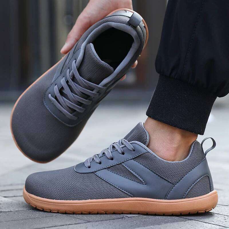 Men's Breathable Wide Fit Boat Summer Lightweigh Non Slip Minimalist Walking Shoes High Quality Lace Up Fashion Sneakers