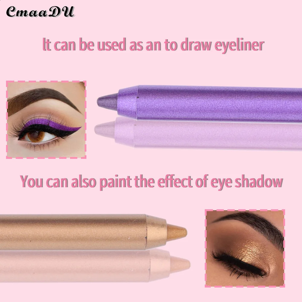 Waterproof Eyeliner Pencil Set A Combination of Multiple Colors Creates The Perfect eye Makeup Shimmering Multi-Color Eyeshadow 260203