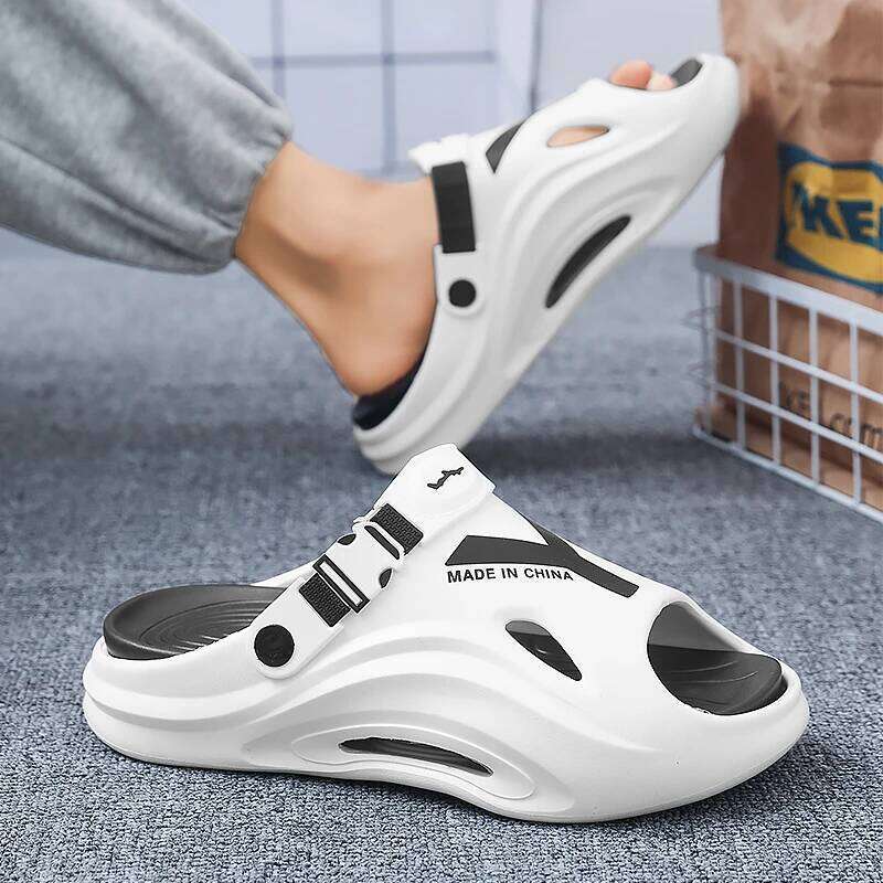 Slippers Summer Outdoor Wear 2025 New Indoor Home Bathroom Anti Slip Odor EVA Thick Bottom Cool Mop Men's Style Sandals