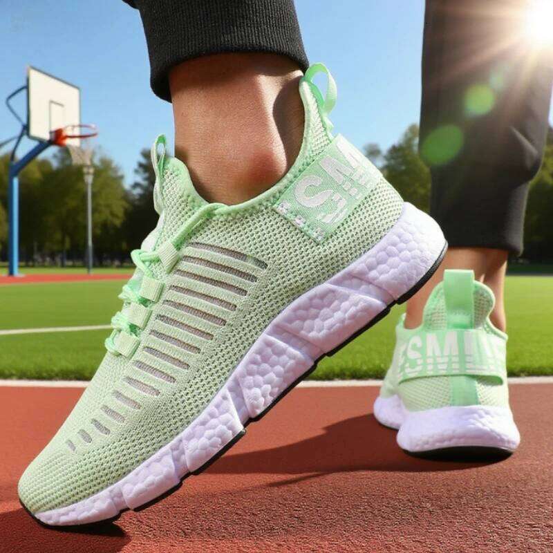Men Running Shoes Classic Mesh Design Breathable Comfortable High Quality Casual Shoe Trendy Versatile Training Lace Up Sneakers