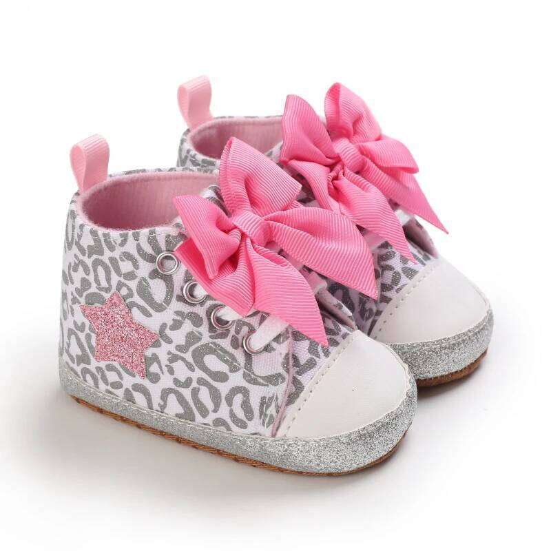 Print Star Sports Canvas Classic Sneakers Newborn Boys Girls First Walkers Infant Toddler Anti-slip Baby Shoes 26Y0224