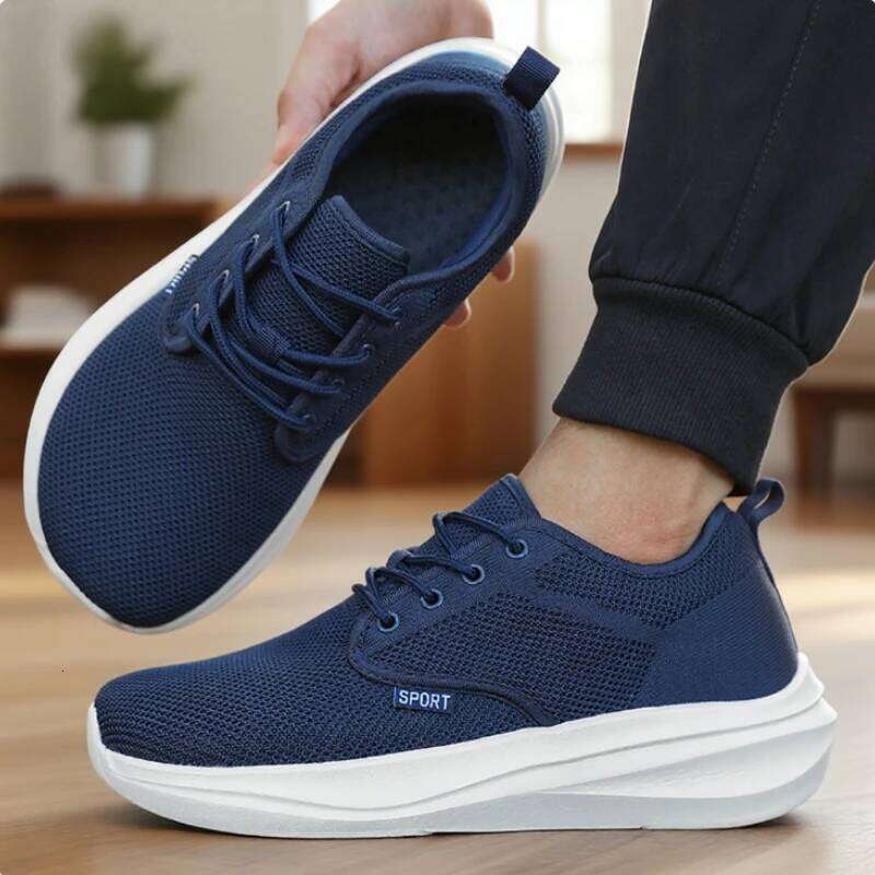 New Casual Wide Barefoot Shoe Unisex Trail Running Non-Slip Minimalist Walking Shoes Fashionable Breathable Men's Sneakers