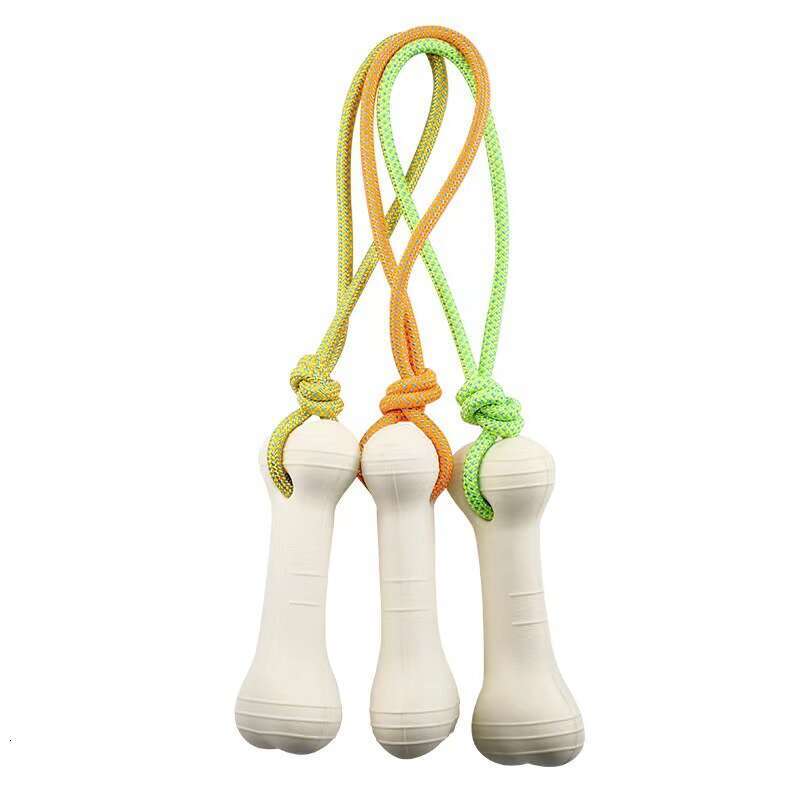 New Cross-Border Dog Training Luminous Bone with Rope Pet Toy Outdoor Sports Interactive Manufacturer Wholesale