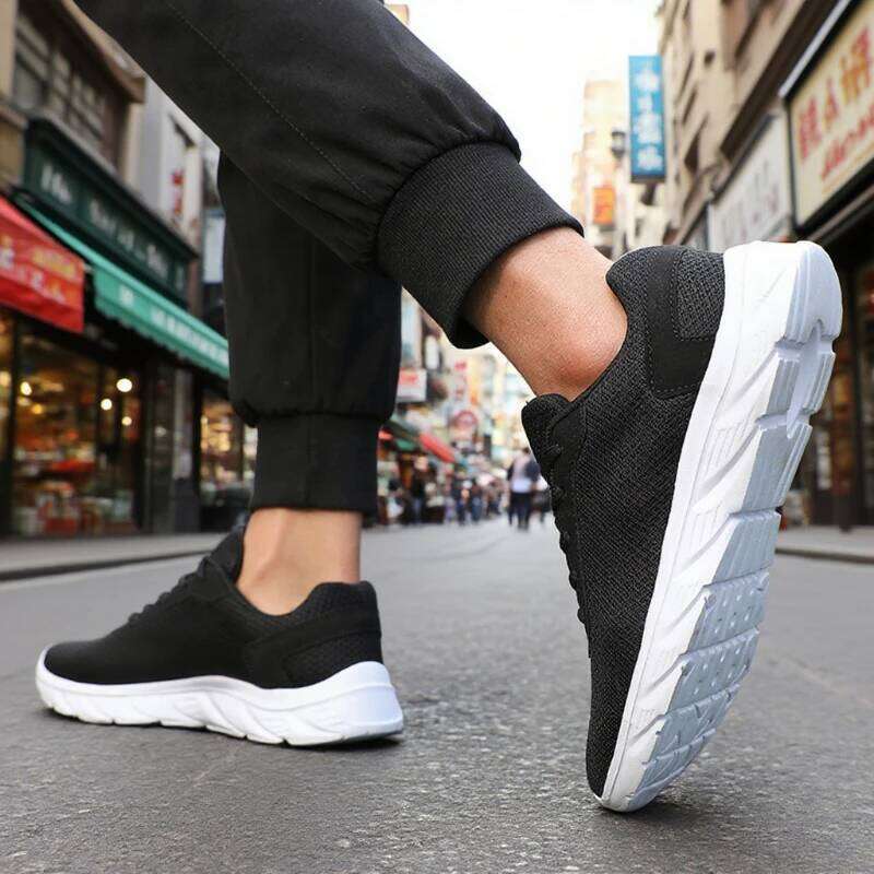 New Running Walking Mesh Fashion Breathable Light Casual Sports Vulcanize for Men Sale Shoes Free Shipping
