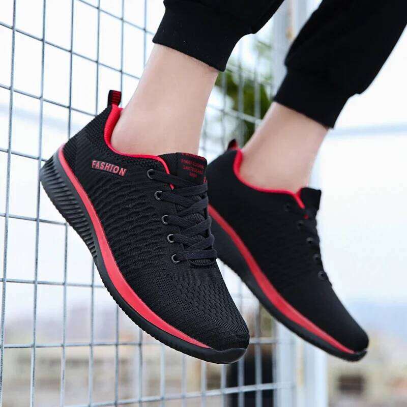 Sneakers Knit Running Walking for Breathable Casual Footwear Fashion High Quality Athletic Gym Lightweight Men Shoes