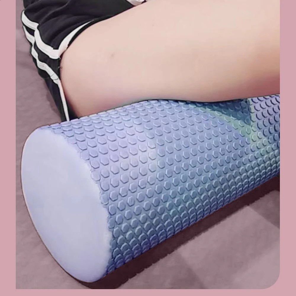 Yoga Roller Round EVA Foam Cylinder Hexagonal for Pilates Exercise Enhanced Home Workouts Diameter 95cm Length 297cm 260206