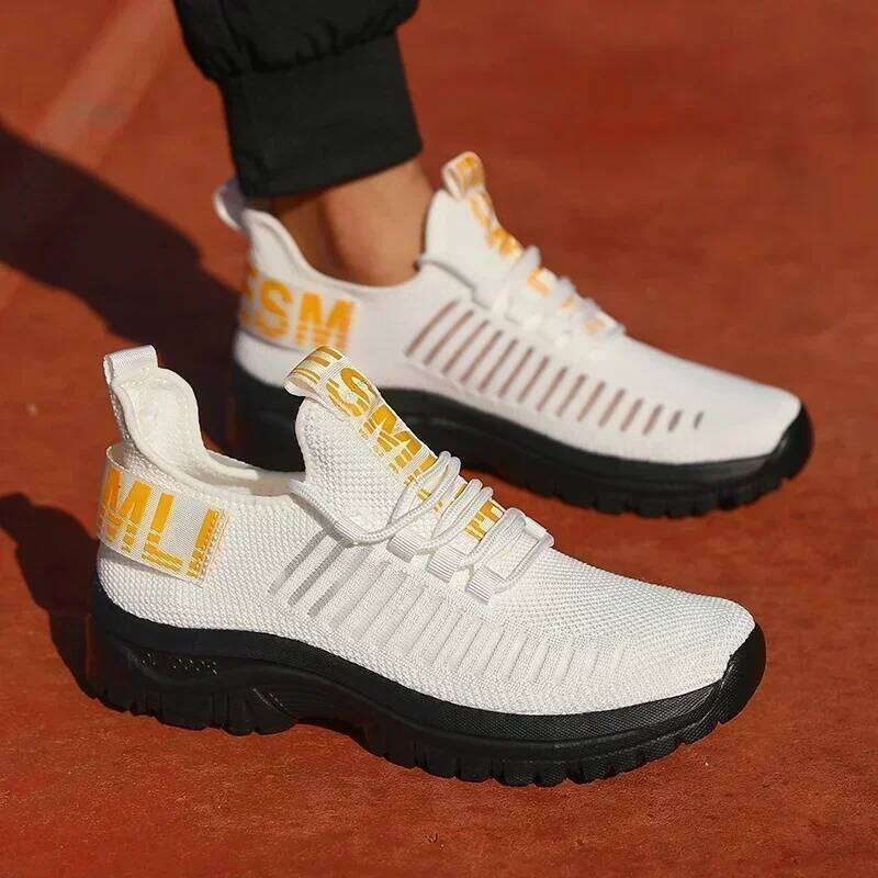 Men's Running Comfortable Correction Arch Support Breathable Mesh Straps Casual Gym Training Travel Sports Shoes