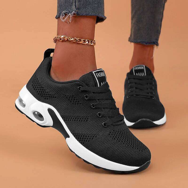 for Women Platform Casual Sneakers Mesh Breathable Running Chunky Summer Sports Tenis 2025 Luxury Shoes