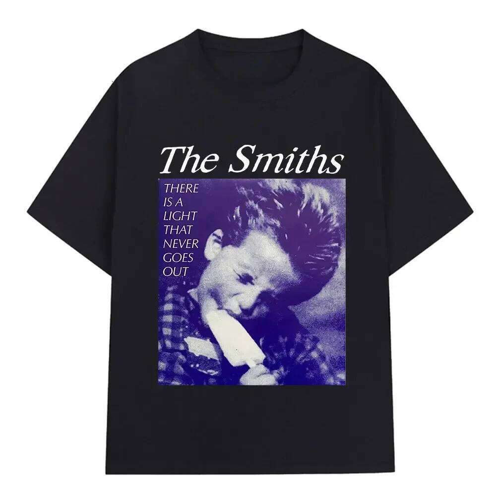 2026 New Model The Smiths Print T-shirt for Men Women Cotton Hip Hop 80s Rock Band Tshirt Short Sleeve Shirt Streetwear Tops T C260224