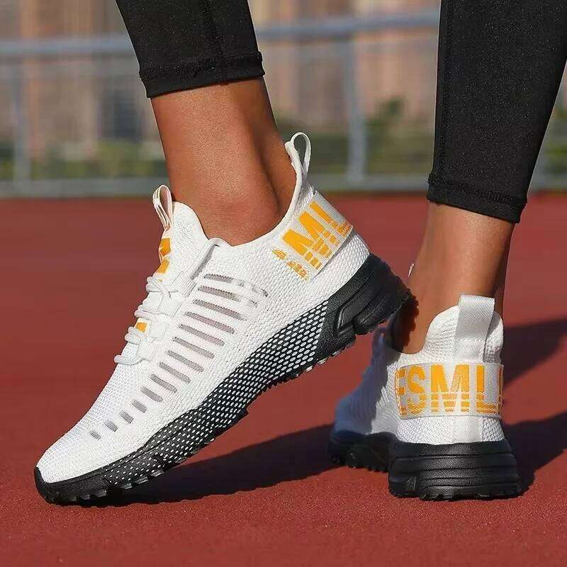 Fashionable Men's Breathable Mesh Anti Slip Rubber Sole Durable Upper Outdoor Casual Fashion Tennis Jogging Shoes Sneakers