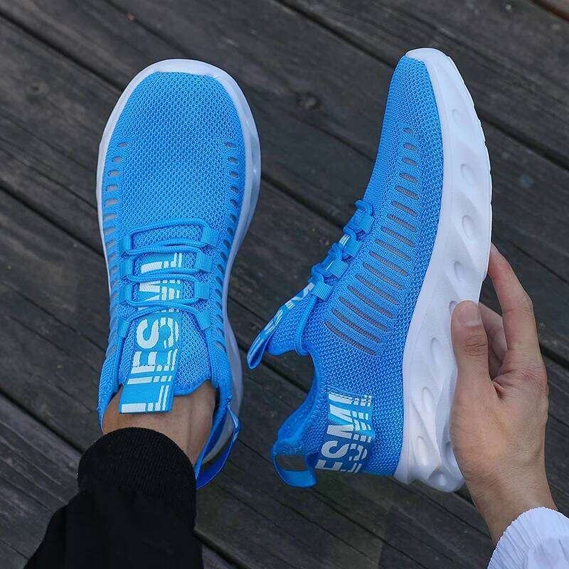 2025 Fashion Men's Sneakers Breathable Mesh Anti-slip Outdoor Running Lightweight Man Vulcanized Shoes Tenis Para Hombre