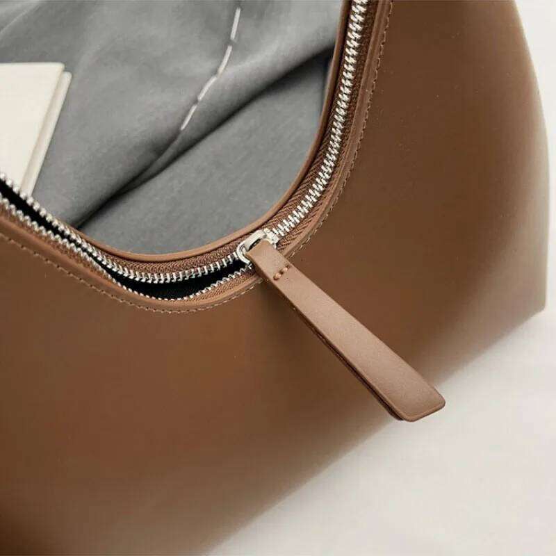 Fashion Underarm Shoulder Bags For Women PU Leather Pure Color Armpit Bag 2024 New Luxury Purses And Handbag Z260224