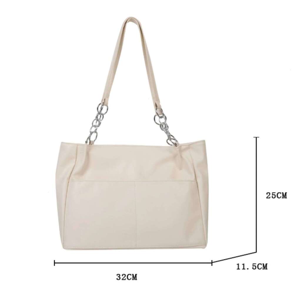 Casual Large Capacity Tote For Women Fashion Luxury Handbags High Quality Soft Leather Female Shoulder Bag Z260224