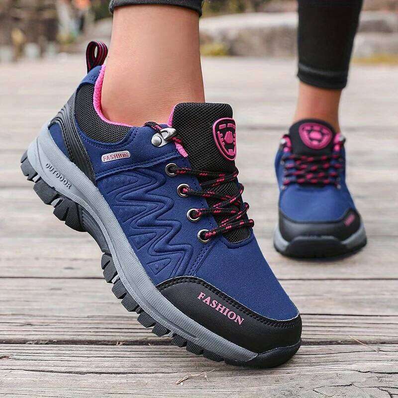 Women Outdoor Sports Platform Non Slip Casual Breathable Hiking Walking Sneakers Chunky Jogging Training Shoes