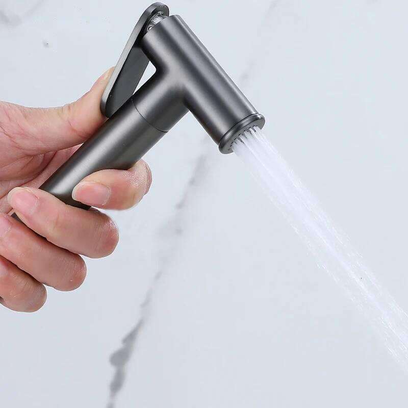 Gunmetal Toilet Sprayer Full Set 304 Stainless Steel Nickel Bathroom Portable Bidet Cleaner