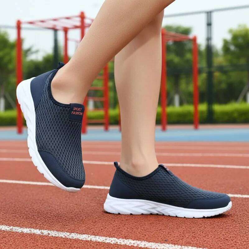 MAEDEF Men's Sneakers Mesh Breathable Tennis Sports Men Casual Flats Loafers Walking Lightweight Mens Running Shoes