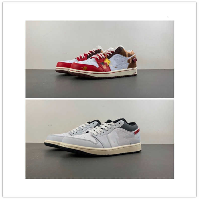 Basketball Shoes 1 Low SE CNY Banned OG Better With Time Medium Olive Shy Pink Chicago Women Men Sneaker